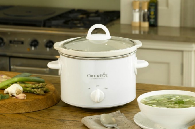 crock pot 2.4 l in bianco