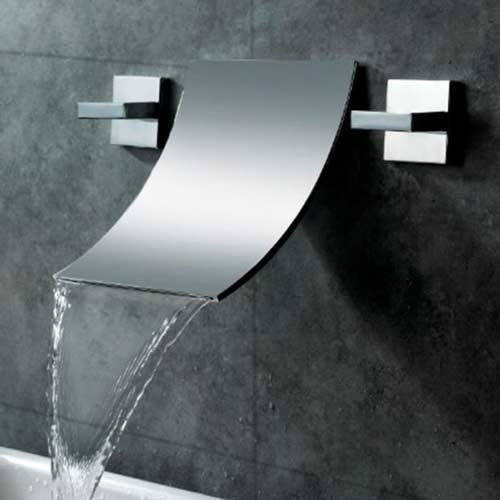 rubinetti di design cascata parete