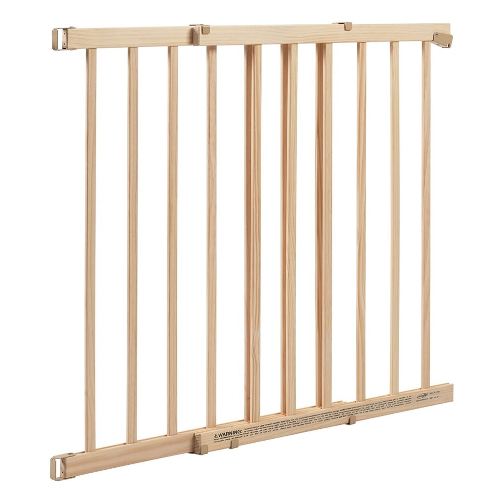 Cancelletto Retrattile Extra Alto Per Bambini E Cani 106x203 Cm - Con Aste In Fibra Di Vetro - Per Interni Ed Esterni