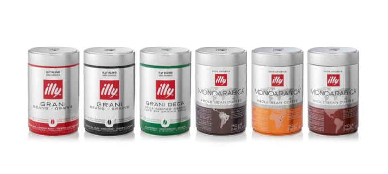 illy marche di caffe