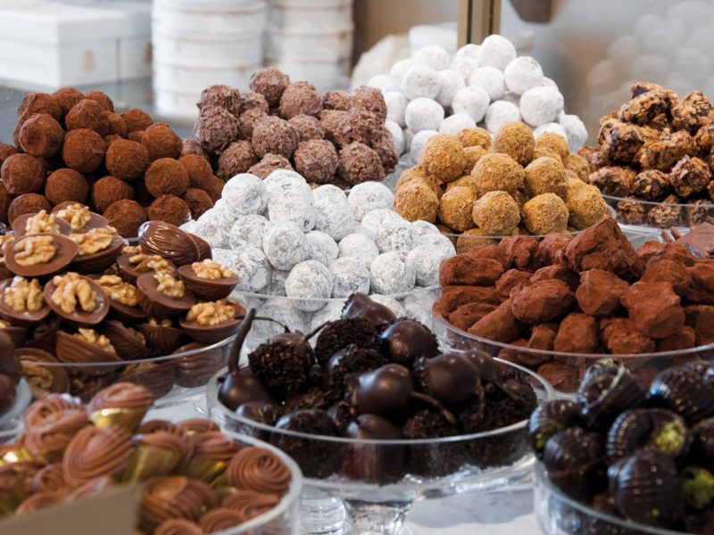 marche di cioccolato cioccolatini e praline