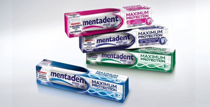 mentadent marche dentifrici