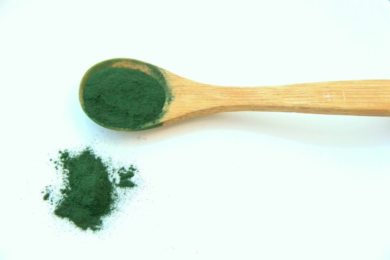 spirulina in polvere