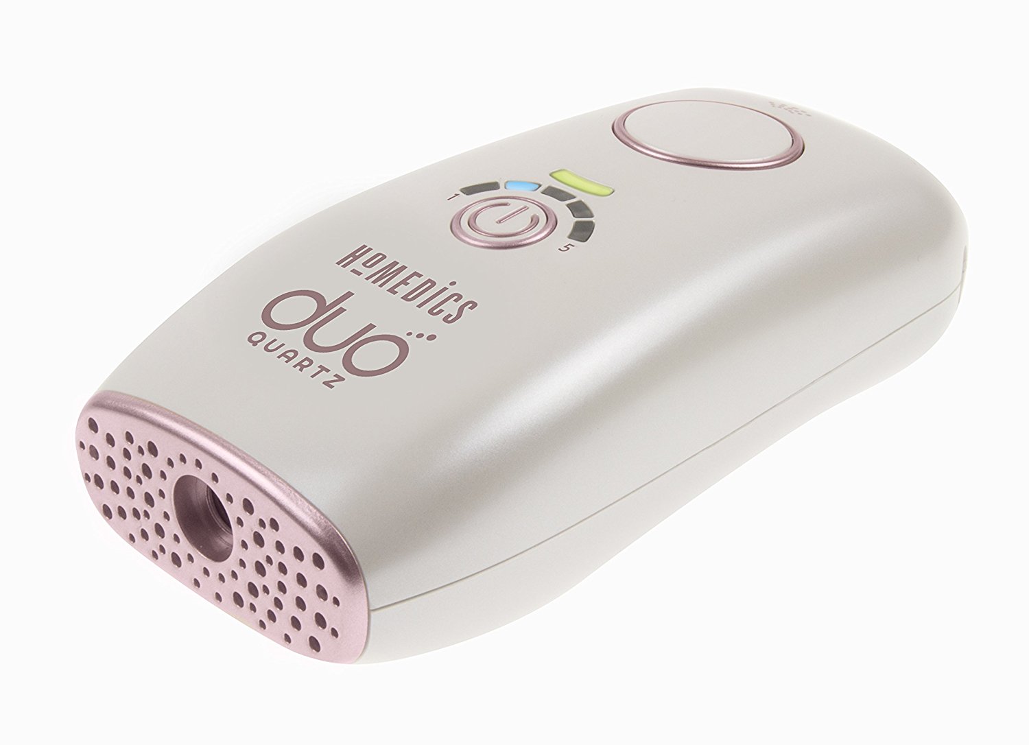 HoMedics DUO QUARTZ Dispositivo Epilazione a Luce Pulsata per Rimozione Peli Viso e Corpo con Doppia Tecnologia
