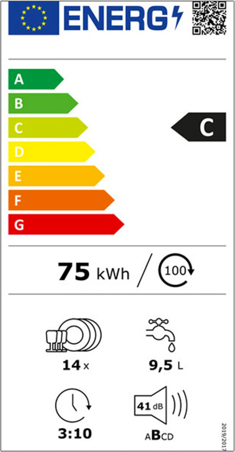 Etichetta classe energetica