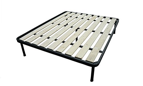 Bed Store® - RETE A TAVOLE PIAZZA E MEZZA 120X190 ORTOPEDICA A TAVOLA RINFORZATA 4 PIEDI