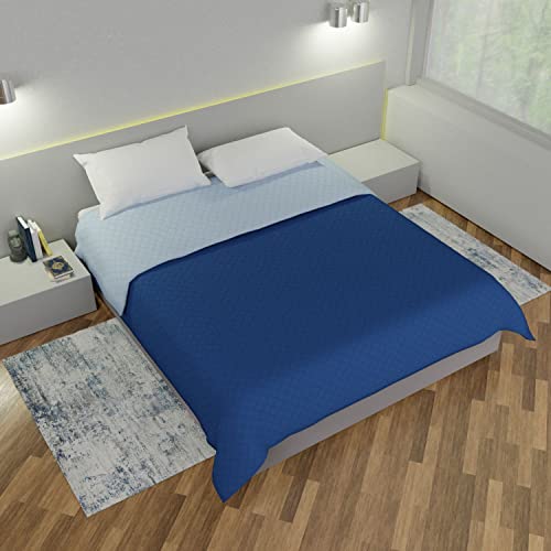 Leonardo home - Copriletto matrimoniale primavera-estate tinta unita double face 100% poliestere e 100% MADE IN ITALY