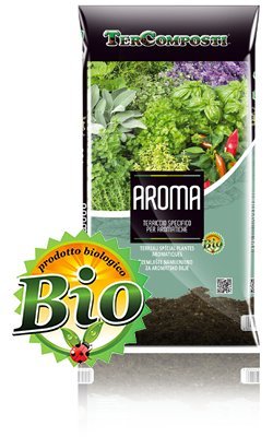 Tercomposti Aroma terriccio Terra per aromatiche 20 Litri