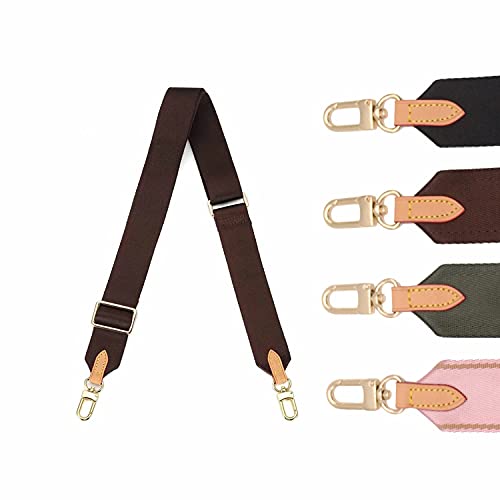 Senral Tracolla per Borsa Larghezza 3.8 cm di Lunghezza 90-135 cm Regolabile Tela per Tracolla Borsa da Trasporto Borsa di Ricambio Cinghia Fai Da Te (Brown)