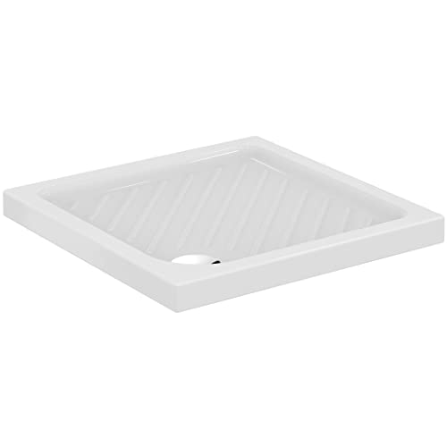 Ideal Standard - Gemma2-Eurovit Piatto doccia quadrato in ceramica 80x80cm. Bianco