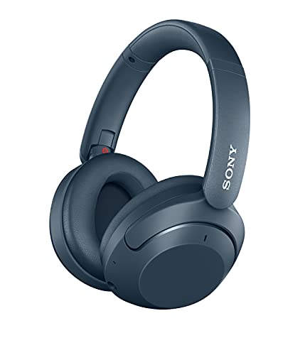 Sony WH-XB910N - Cuffie Wireless con Noise Cancelling - Batteria fino a 30 ore - Ricarica rapida (10 min. per 4,5 ore di riproduzione) - Multipoint - Extra Bass - Alexa e Google Assistant - Blu