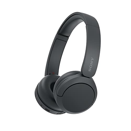 Sony Cuffie Bluetooth wireless WH-CH520 - Durata della batteria fino a 50 ore con ricarica rapida, stile on-ear - Connessione Multipoint - Nero