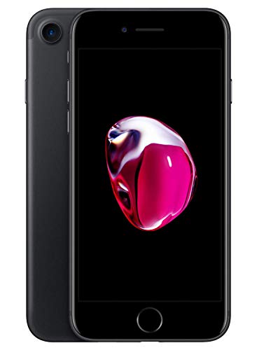 Apple iPhone 7 Smartphone 4G (Display: 4,7" - 128 GB - iOS 10) Nero opaco (Ricondizionato)