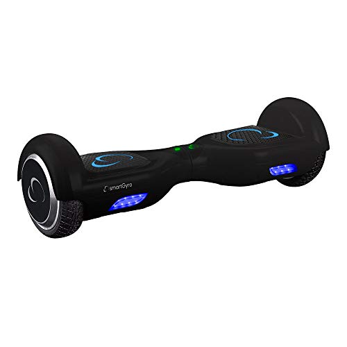 SmartGyro X2 Self Balance Scooter Elettrico con Bluetooth, batteria Samsung e certificato UL2272, colore nero, taglia 6.5"