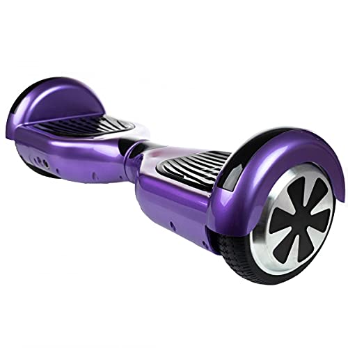 Smart Balance Hoverboard Regular Purple da 6,5 Pollici, Bluetooth e LED, Motore 700W, per Bambini e Adulti