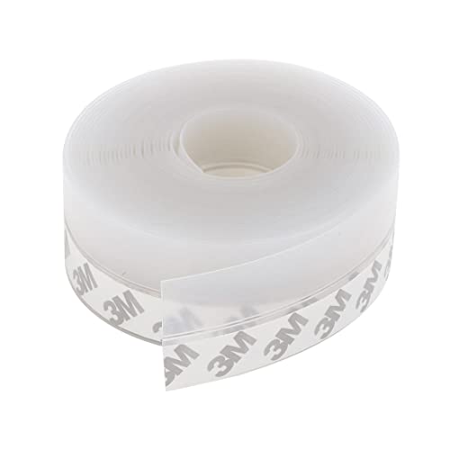 SIOPPKIK Guarnizione Porta Finestra, Paraspifferi Sottoporta,8M x 25MM Paraspifferi a Forma di Porta, Antivento Striscia di Sigillatura Paraspifferi Porta Antipolvere（1Pcs）