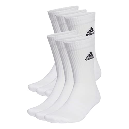 adidas, Pack Of 6 Pairs Of Baby Low Socks Sportswear, Calzini, Bianco Nero, 40, Unisex-Bambino