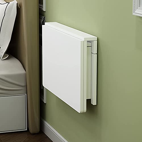 Tavolo da parete pieghevole per cucina, tavolo da bar per la colazione, tavolo da pranzo compatto ad angolo per postazione di lavoro per scrivania da lavoro a parete per ufficio (100×60cm/39inch×23inc