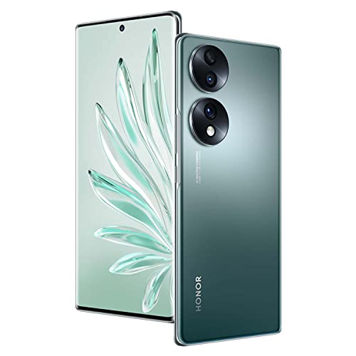 Honor 70 Smartphone 5G, 8+128 GB, Display Curvo OLED da 6,67 Pollici 120 Hz, Tripla Fotocamera Posteriore da 54 MP con Android 12, Batteria da 4800 mAh + Ricarica Rapida da 66W, Emerald Green