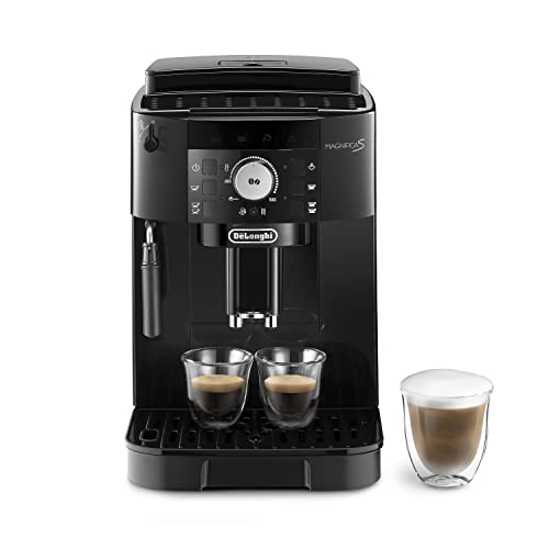 De'Longhi Perfetto Magnifica S ECAM11.112.B, Macchina da Caffè Automatica per Espresso e Cappuccino, Caffè in Grani o in Polvere, con Tasti a Selezione Diretta, Spegnimento Automatico, MODELLO 2023