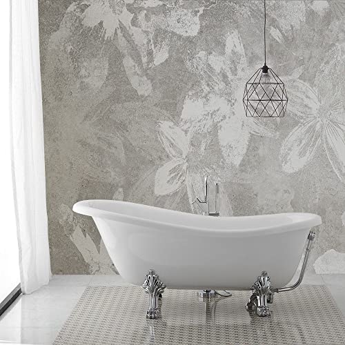 Kiamami Valentina Vasca Stile Classico FREESTANDING con Piedini Argento | Romantica