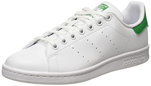 adidas Stan Smith C, Sneaker Unisex - Adulto, Bianco (Ftwr White/Ftwr White/Green Fx), 33.5 EU