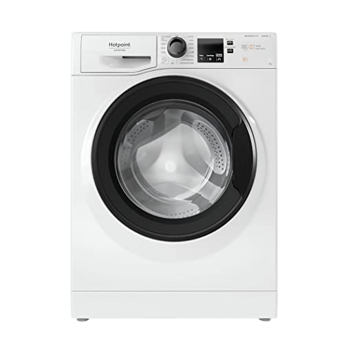 Hotpoint NF725WK IT - Lavatrice Slim 7kg Libera Installazione, Carica Frontale, Bianco Centrifuga 1200 Giri Al Minuto. Larghezza 59,5cm, Profondità 54cm, Altezza 85,0cm, Classe Energetica B