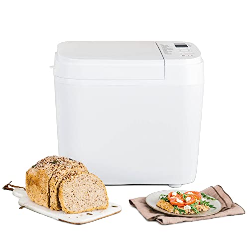 Panasonic SD-B2510 Macchina per il Pane, 21 Programmi Cottura, Doppi Sensori Temperatura, Programmi Gluten Free, Timer Digitale da 13 Ore, Programmi per Torte, Dolci, Pizza, Marmellate e Brioche