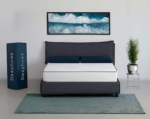 Sleephome Latino 24 cm reali, Materasso Matrimoniale 160x190 Memory + Molle Insacchettate Evolution Ultra Ortopedico Zone Differenziate, Dispositivo Medico, Made in Italy, Antibatterico, Anallergico