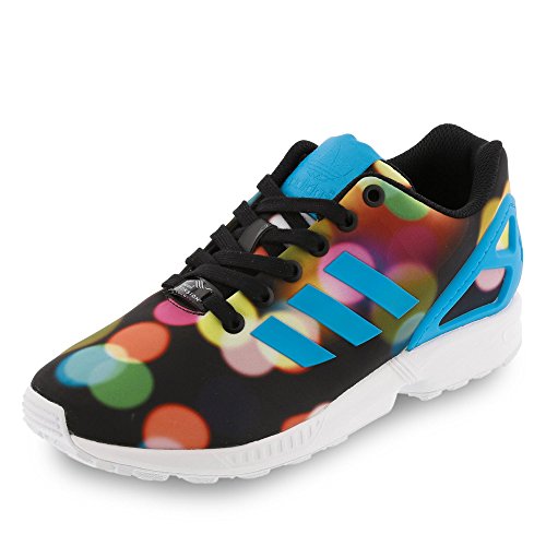 Adidas Zx Flux, Scarpe da Corsa Unisex Adulto, Multicolore (C Schwarz/Br Blau/Ftw Weiß), 45 1/3