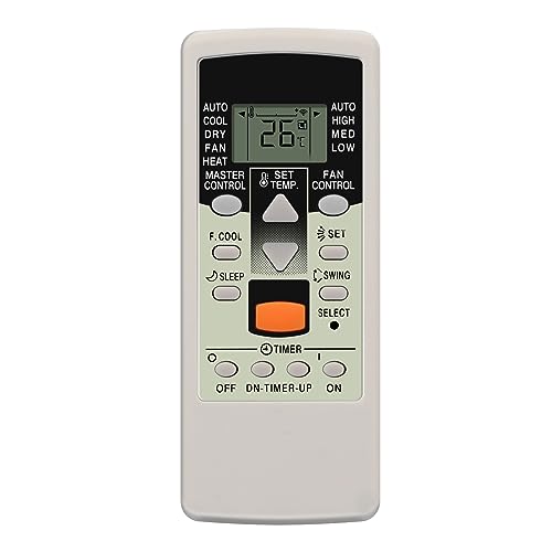 YONGPOW Telecomando Universale per Condizionatori Fujitsu Condizionatore, Compatibile con la Maggior Parte dei Modelli, Funzionamento Semplice, 2 Batterie Formato AAA (non incluse)