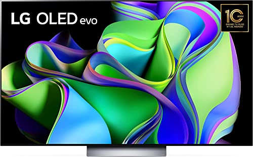 LG OLED evo 65'', Smart TV 4K, Serie C3 2023, Processore α9 Gen6, Brightness Booster, OLED Dynamic Tone Mapping Pro, Dolby Vision, 4 HDMI 2.1 @48Gbps, VRR, Alexa, ThinQ AI, webOS 23