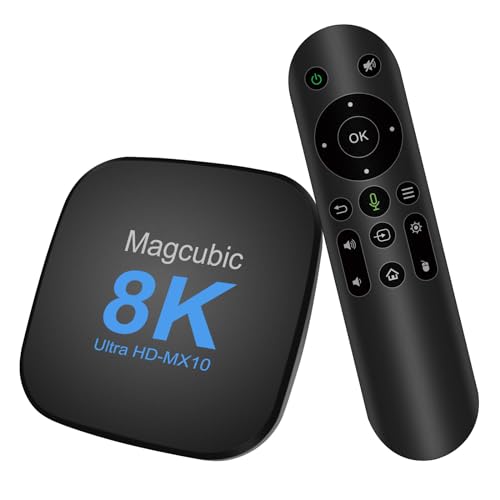 Android TV Box 13.0 4GB RAM 128GB Compatibile con 8K Box Android TV 2023 con WiFi 5, chipset RK3528, BT5.0, 3D, HDR10, USB 3.0, Smart TV Box con Telecomando Vocale