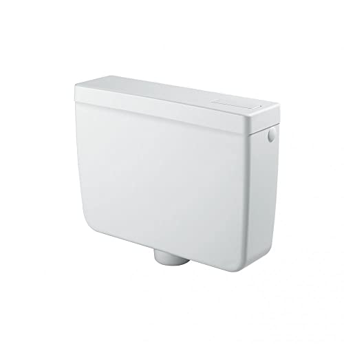 AQUAE 1034 Export Cassetta WC a Zaino, ABS, capacità 9 Litri, Bianco