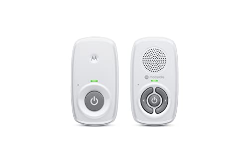 Motorola Nursery AM21 Baby Monitor Audio Digitale Con Tecnologia Per Il Monitoraggio Audio, Bianco