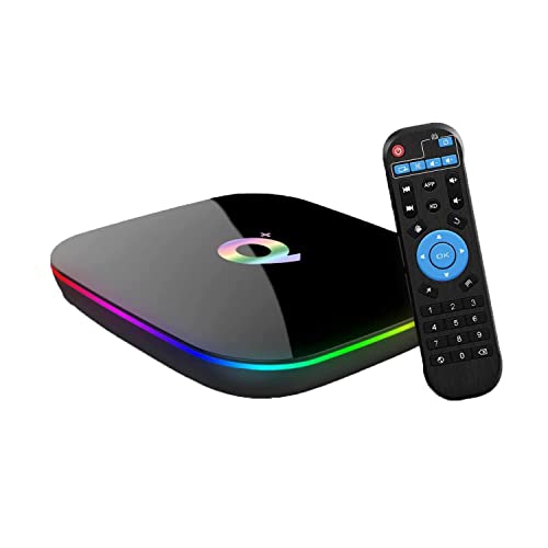 Android TV Box, Q Plus Android 10.0 TV Box 4GB Ram/32GB Rom H616 Quad-Core Supporto 2.4Ghz WiFi 6K HDMI DLNA 3D Smart TV Box