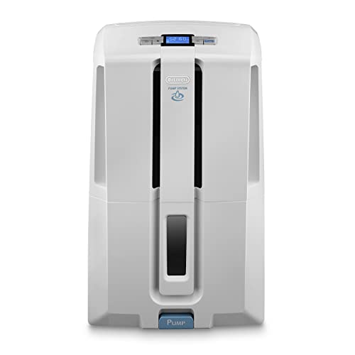 De'Longhi DD230P Tasciugo AriaDry Deumidificatore Ambiente Casa, 540 W, 30 Litri, 51 Decibel, Plastica, Bianco