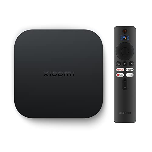 Xiaomi Mi TV Box S 2ª Generazione - Reproductor Streaming en 4K Ultra HD, Bluetooth, Wi-Fi, Dolby Vision & HDR10+, 2GB RAM + 8GB ROM, Nero