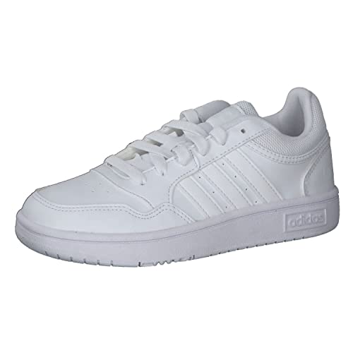 adidas Hoops Shoes, Sneaker Unisex - Bambini e ragazzi, Ftwr White Ftwr White Ftwr White, 39 1/3 EU