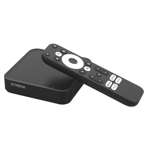 STRONG LEAP-S3 ANDROID BOX GOOGLE TV 4K ULTRA HD per scaricare le tue app preferite sul tuo tv con il sistema sempre aggiornato