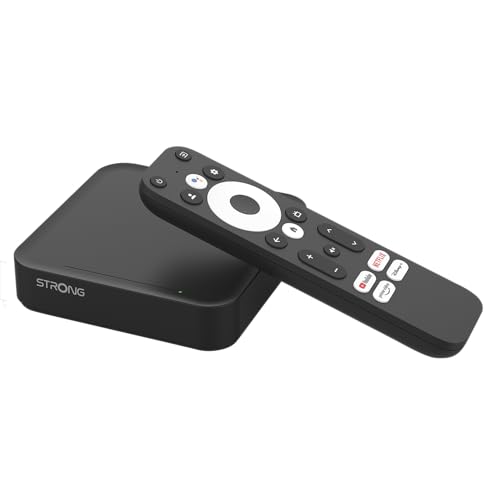 STRONG LEAP-S3 ANDROID BOX GOOGLE TV 4K ULTRA HD per scaricare le tue app preferite sul tuo tv con il sistema sempre aggiornato