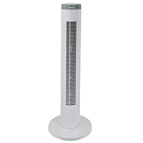 bimar VC77 Ventilatore a Colonna 80 cm con Timer. Ventilatore a Torre 3 Velocità, Inclinazione Regolabile, Oscillazione Automatica Destra e Sinistra, Motore 45W