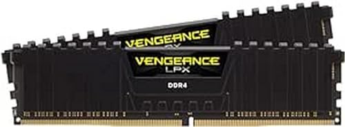 Corsair Modulo di memoria Vengeance LPX CMK32GX4M2E3200C16 32 GB DDR4 3200 MHz, nero