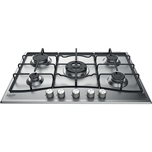 Hotpoint PCN 752 T/IX/HA 5 fuochi gas, 1 tripla corona, Inox