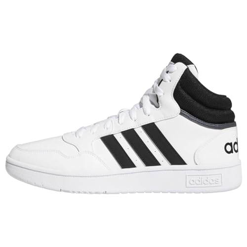 adidas Hoops 3.0 Mid Classic Vintage Shoes, Sneakers Uomo, Core Black Core Black Ftwr White, 43 1/3 EU