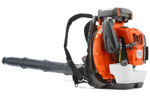 Husqvarna Soffiatore Professionale Husqvarna 580BTS con motore a scoppio 2T, Cilindrata 75.6 cm³, Velocità aria 92.2 m/s, Flusso aria al beccuccio 26 m³/min, Peso 11.8 kg