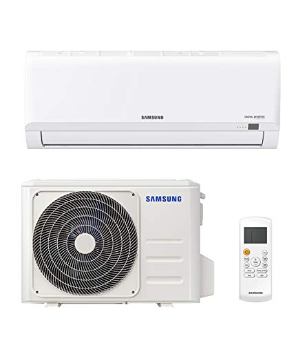 Samsung AR30 Malibu, Climatizzatore Monosplit in pompa di calore, 12000 BTU, GAS R32, AR12TXHQBWKNEU+AR12TXHQBWKXEU, [Classe di efficienza energetica A++/A]