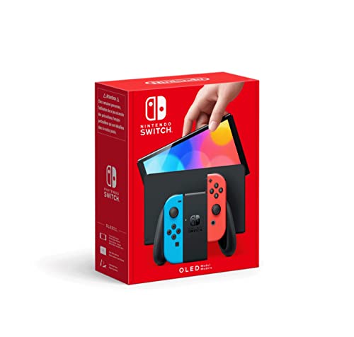 Nintendo - Console Nintendo Switch – Modello OLED Blu Neon/Rosso Neon - schermo OLED 7" - 64GB