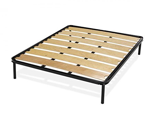 Bed Store SISTEMI RIPOSO Rete a Doghe Larghe 160X190 Matrimoniale Ortopedica Con Doppio Rinforzo e Piedi Avvitabili Con Listello Largo in Betulla