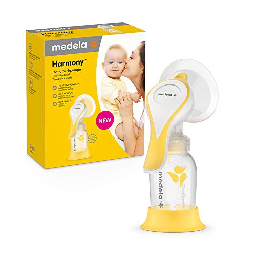 Medela Harmony Tiralatte Manuale, Design Svizzero Compatto e Portatile, con Coppe PersonalFit Flex e Tecnologia Medela 2-Phase Expression